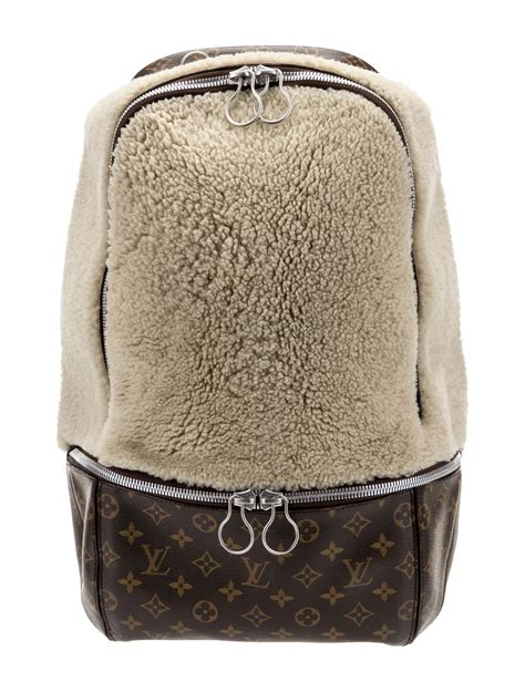 Louis Vuitton x Marc Newson Shearling Monogram Backpack